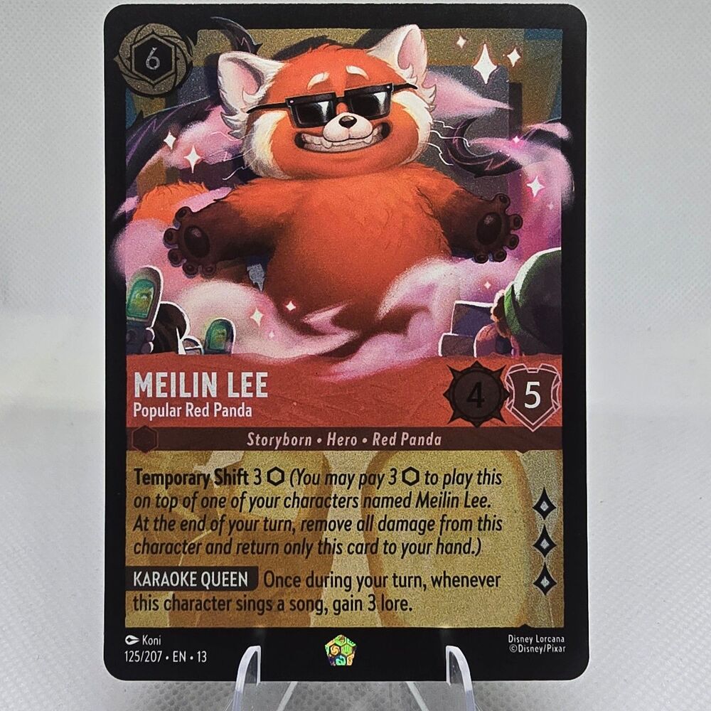 Meilin Lee - Popular Red Panda #125 Lorcana Attack of the Vine